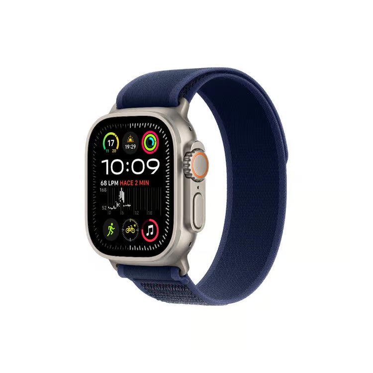Apple Watch Ultra 2 (2023) – 49 mm LTE – Titane Naturel – Trail Loop (S/M)