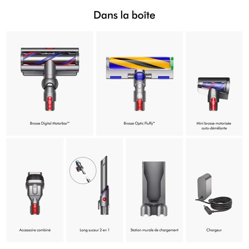 Dyson Gen5 Detect Absolute – Aspirateur Balai Sans Fil Haut de Gamme