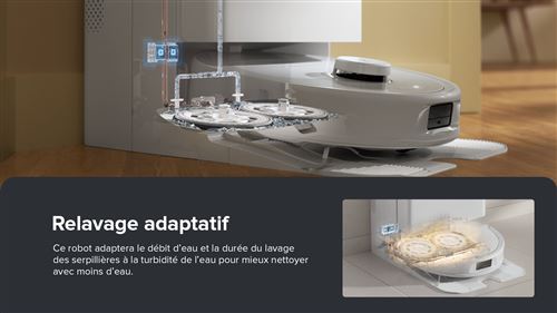 Roborock Q Revo MaxV – Robot Aspirateur Laveur avec Station Multifonction