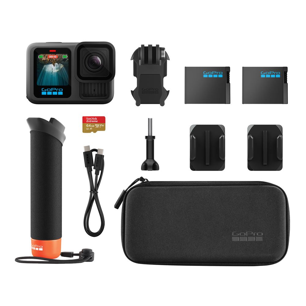 GoPro Hero 13 Black – Bundle Accessoires Complet