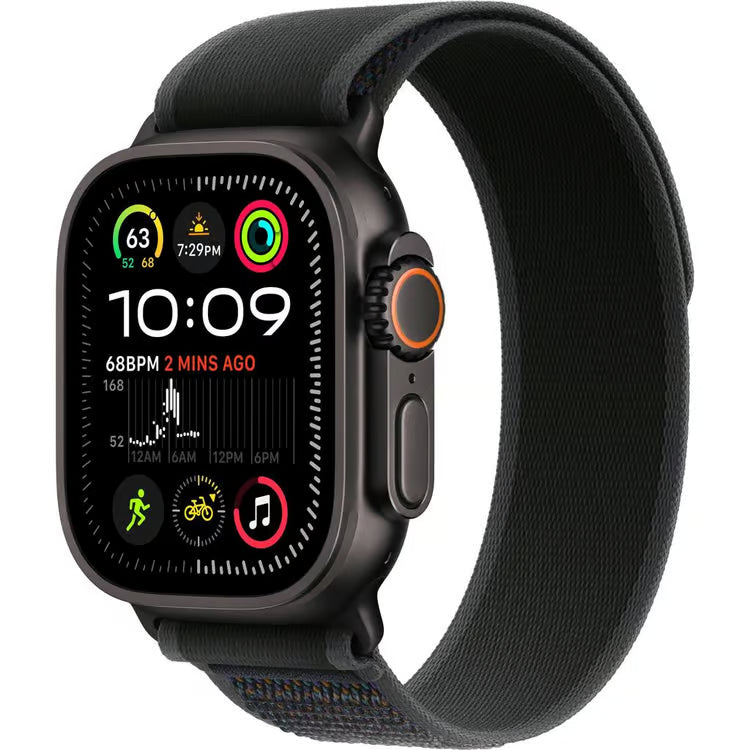 Apple Watch Ultra 2 (2024) – 49 mm LTE – Titane Noir – Alpine Loop (S)