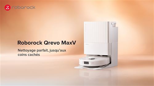 Roborock Q Revo MaxV – Robot Aspirateur Laveur avec Station Multifonction