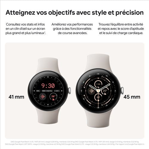 Google Pixel Watch 3 – 41 mm (Bluetooth/Wi-Fi)