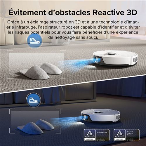 Roborock S8 – Robot Aspirateur Laveur Intelligent