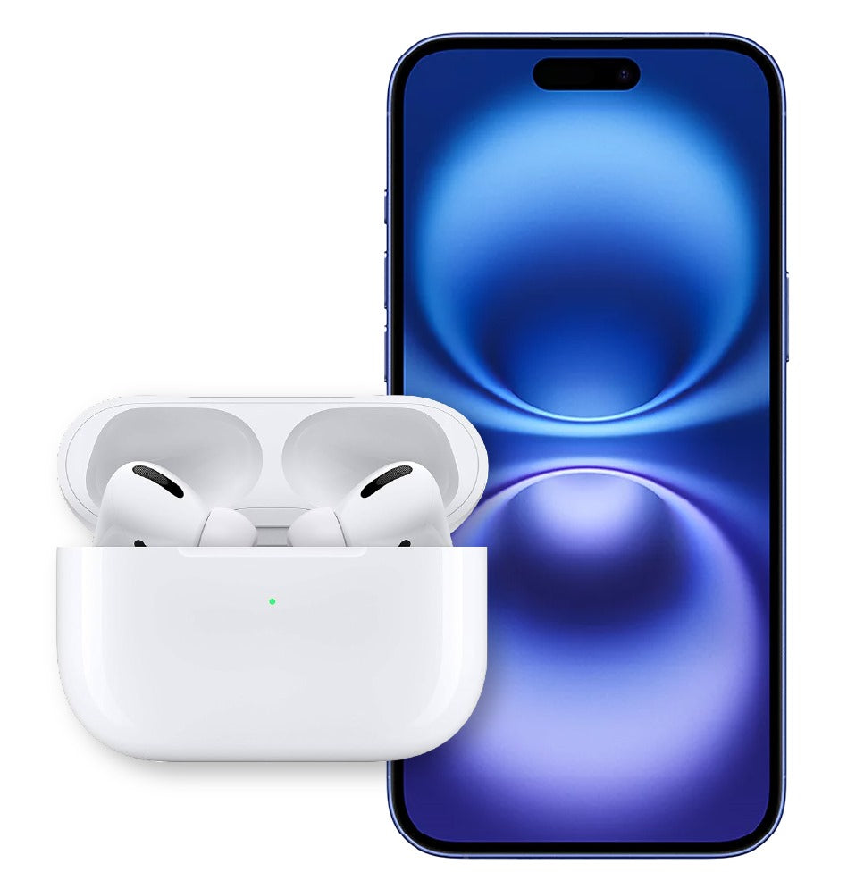 Pack iPhone 16 Pro + Apple AirPods Pro (2ᵉ génération) – Boîtier de charge MagSafe (Lightning)